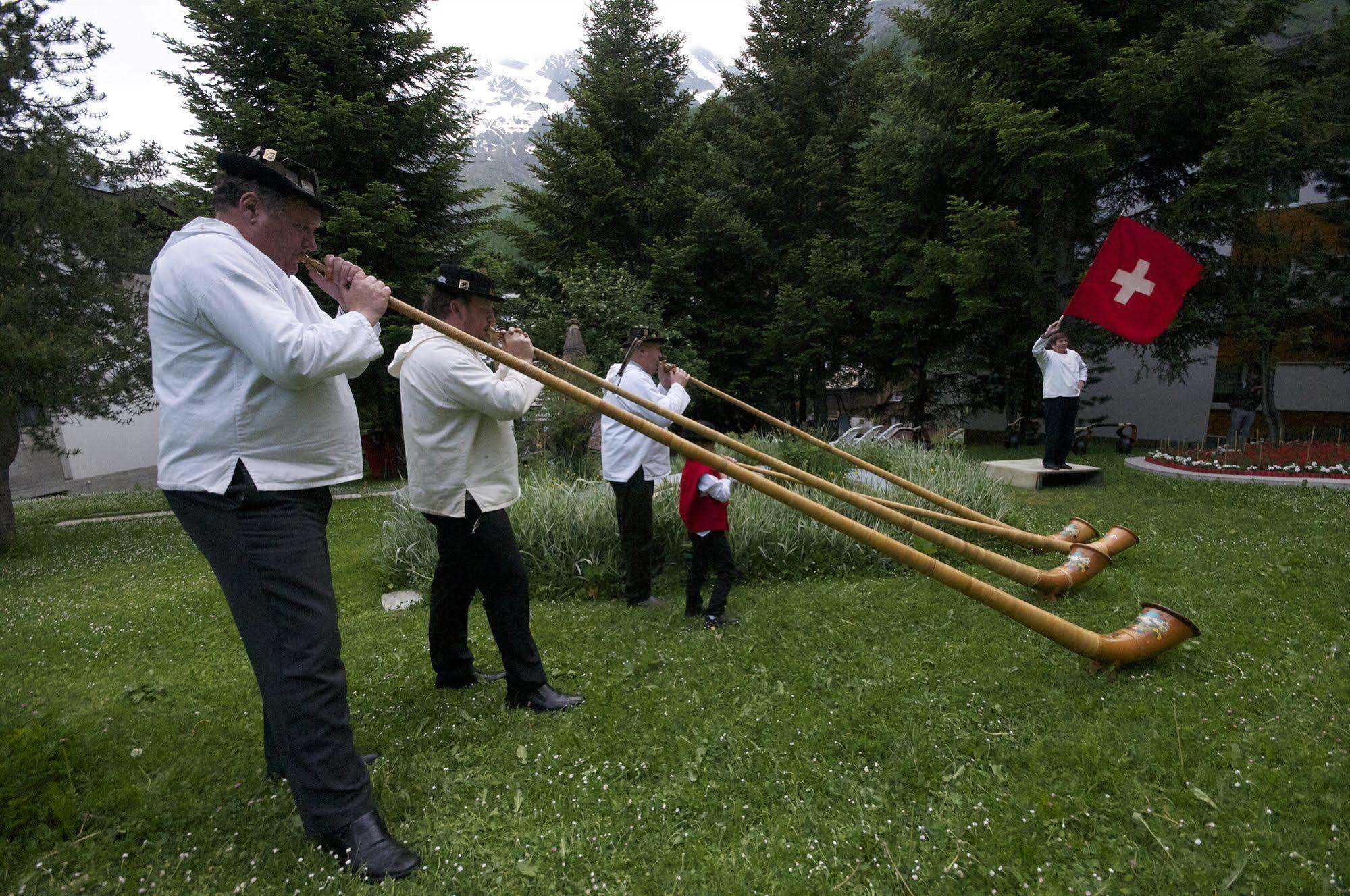 Swiss Family Hotel Alphubel Saas Fee Exteriér fotografie